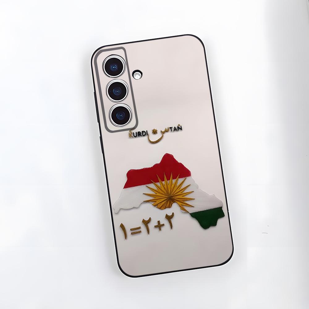 Kurdistan Flag Phone Case For Samsung A25 A13 A33 5G A54 A36 A35 A56 A52 A14 Shockproof Soft Cover