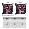 Pillow Cover New Year Party Decoration  Fashion Pillow Case For Sofa Car Home Decor Pillowcases