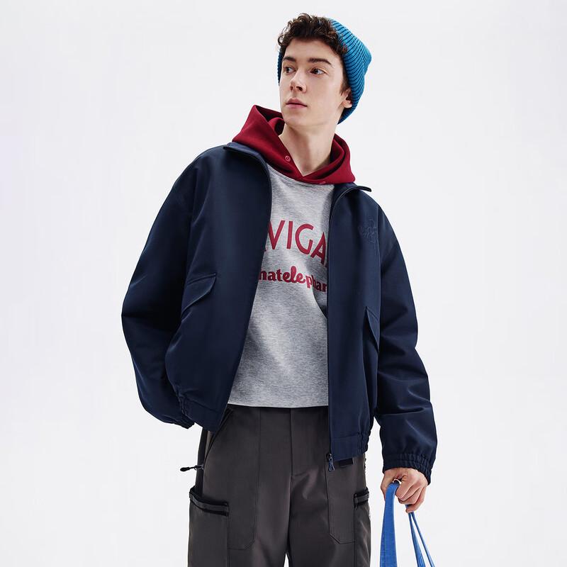 Navigare Men's Casual Stand Collar Jacket