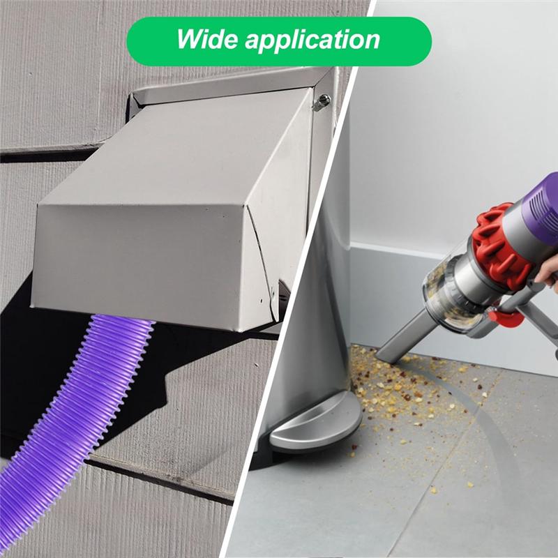 A78E-Dryer Vent Cleaner Kit For Dyson V7 V8 V10 V11 V12 V15 Vacuum Cleaner Hose Crevice Tool And Adapters