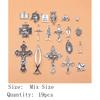 2025 Trend Charm Bracelet Religion Talisman Amulet Mixed Set Charms Pendant Cheap Things Pendants For Bracelets