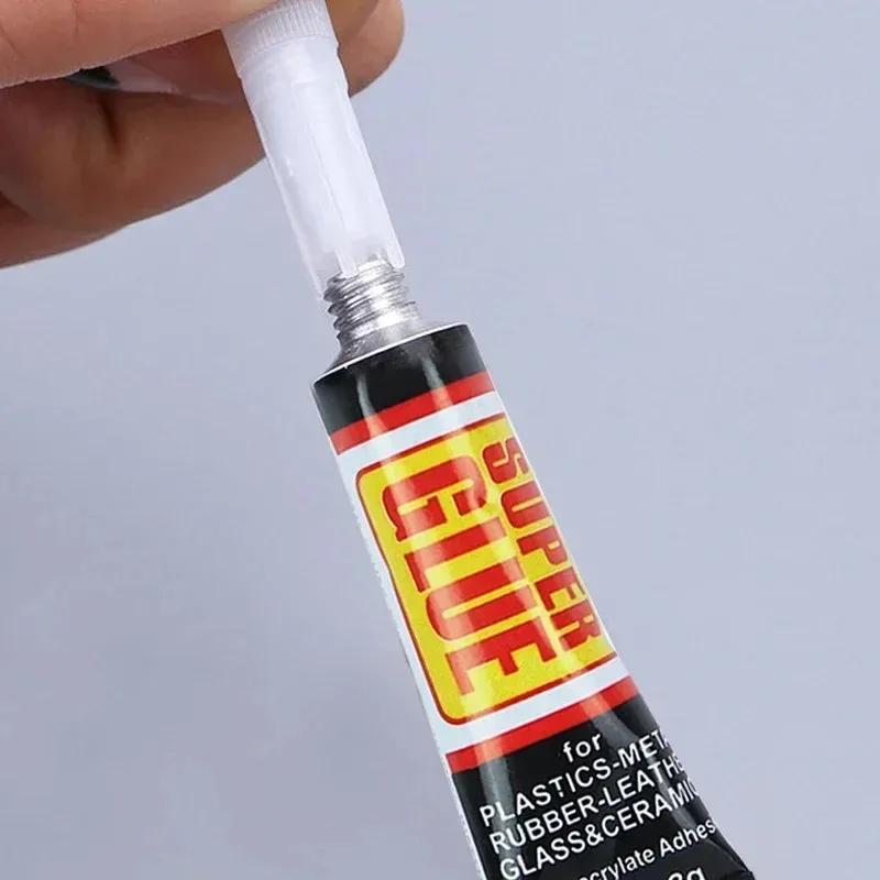 Liquids Transparent Epoxy Resin Super Strong Instant Glue Wood Rubber Metal Cyanoacrylate Adhesive Stationery Shop 502 1/3/6/12
