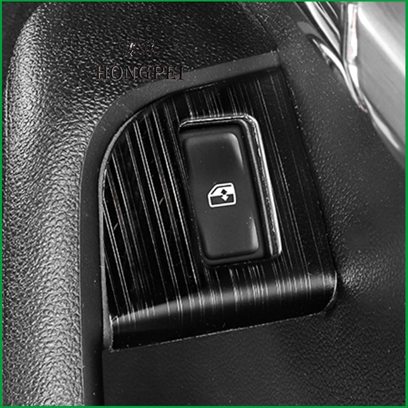 Car styling stainess steel Window Lift Switch Adjustment panel Cover Sticker Trim For Skoda Octavia A7 LHD 2014-2018 Auto Parts