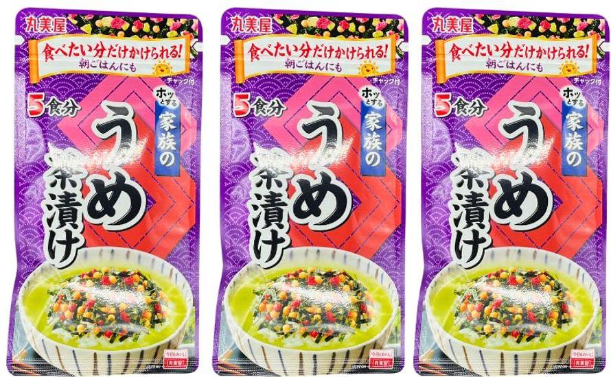 

Marumiya Ochazuke Series Ume Chazuke 33 г x 3 пакетика набор Family s Family s