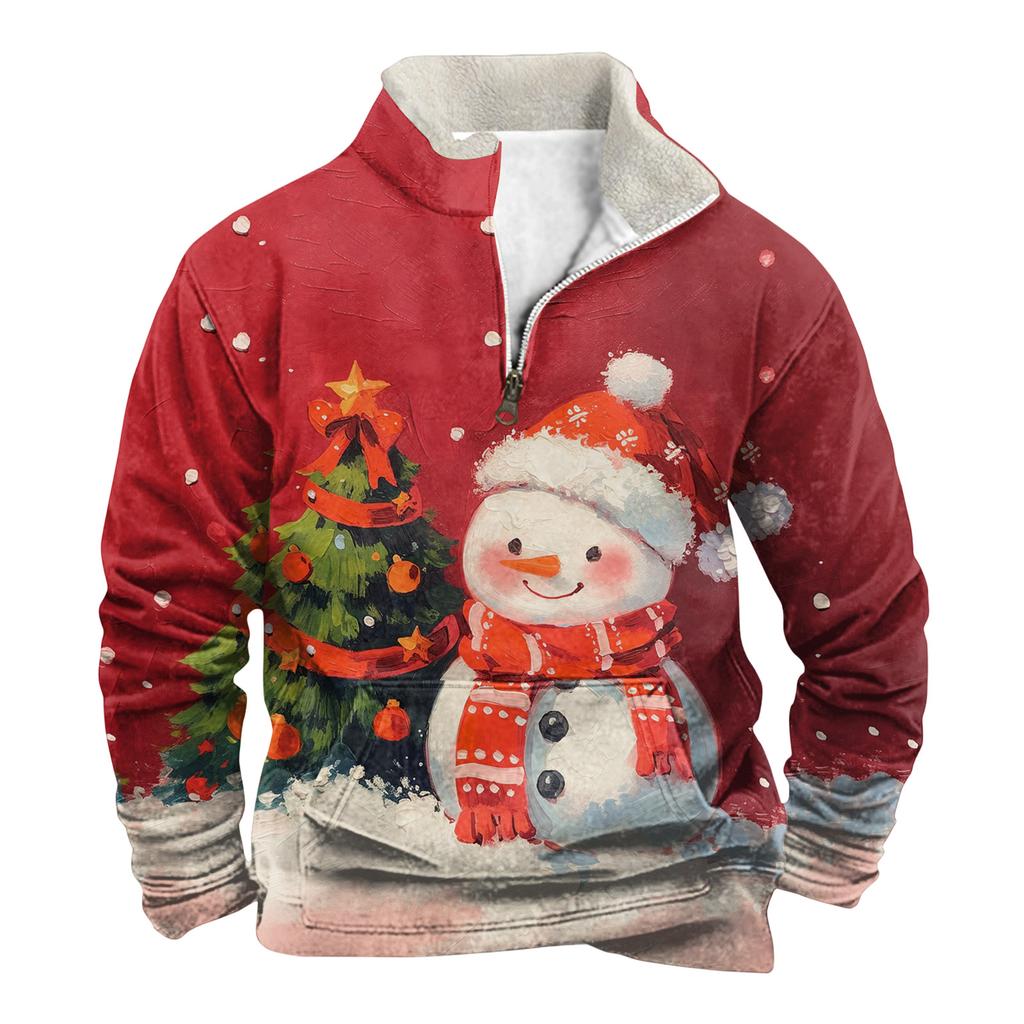 Jarní a pánská mikina se stojacím límečkem je venkovní ležérní svetry