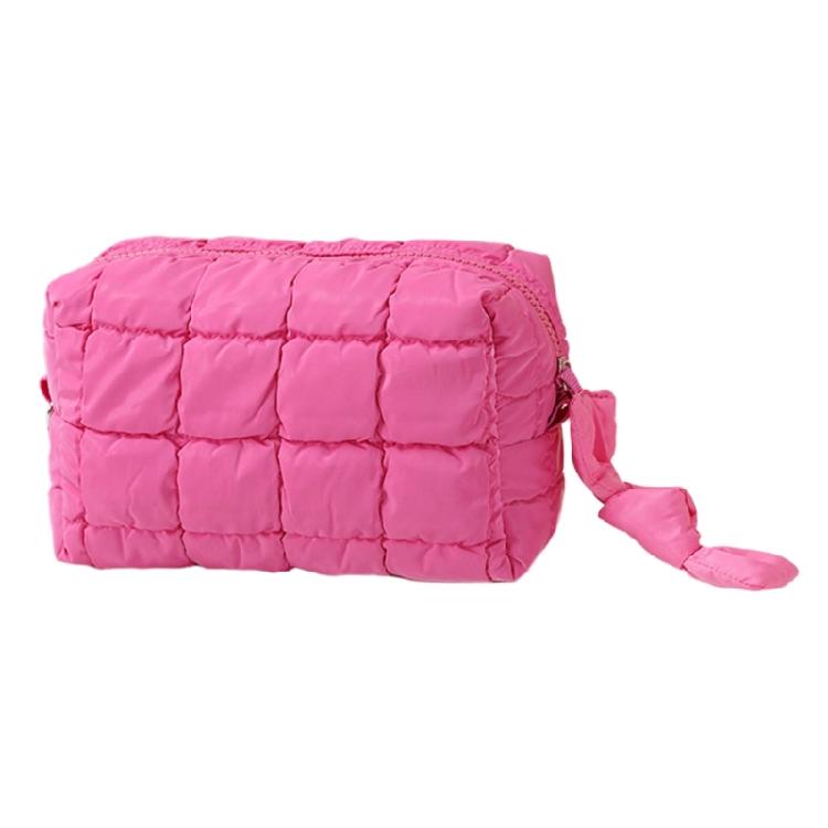 Puffer Makeup Bag Quilted Cosmetic Pouch for Women Large Travel Toiletry Organizer Suitable for Various Occasion