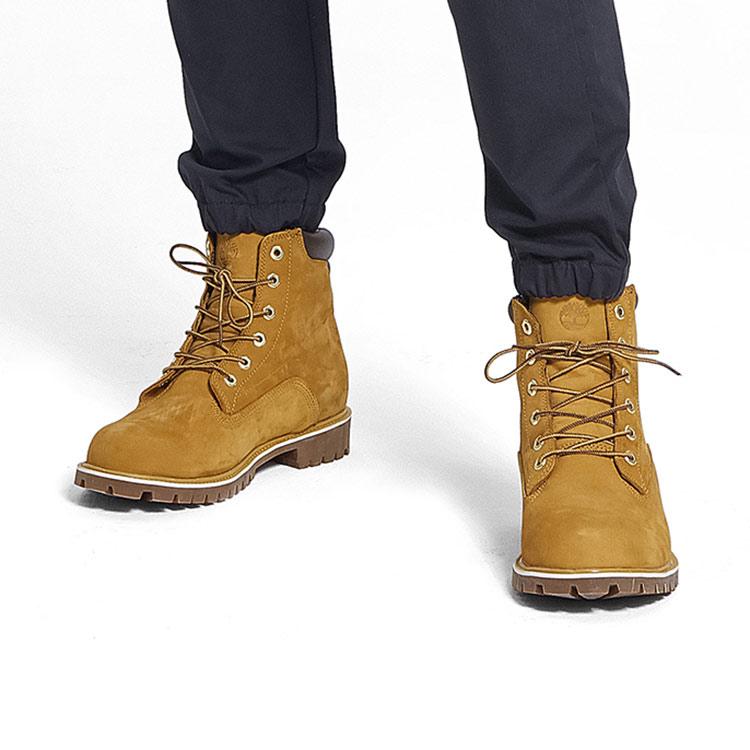 Timberland Waterville Breathable Waterproof Comfortable Versatile Short Boots Men boots Wheat 37578