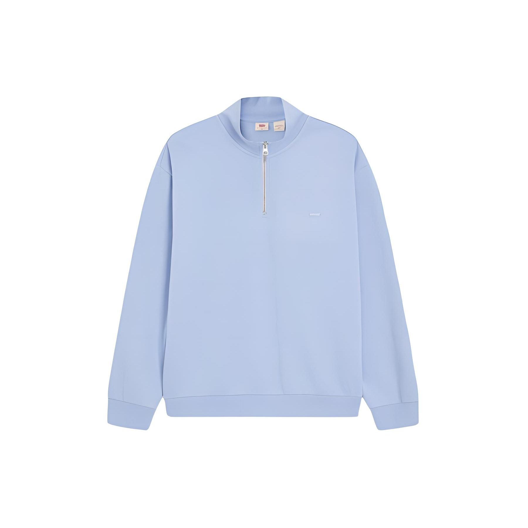 

Женская толстовка Levis с флисовой подкладкой, удобная, однотонная, худи, светло-голубая, A7370-0002 L