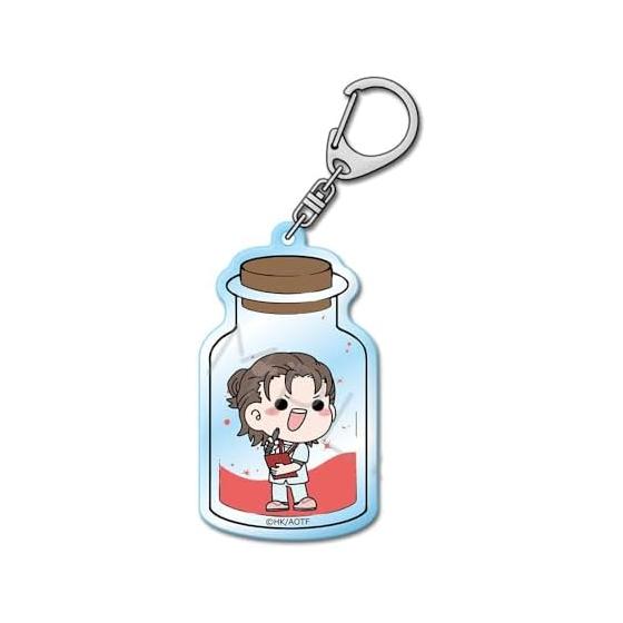 Attack on Titan The Final Season Eren Acrylic Keychain (Approx. 7cm Square, M NA)