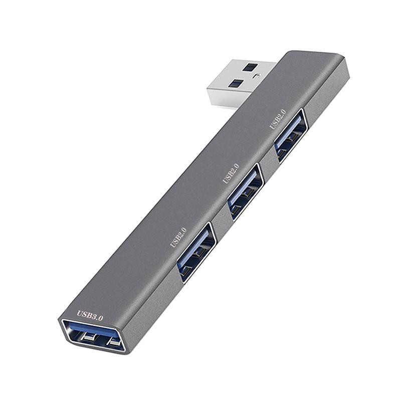 Universell 4 i 1 USB-C Hub 3.0 USB-dokkingstasjon Høyhastighets splitter OTG-adapter for bærbar PC Datamaskintilbehør