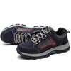 Work Safety Shoes For Men Vintage Blcak Mesh Breathable Steel Toe Cap Boots Mens Labor Insurance Puncture Proof Casual Shoe Man