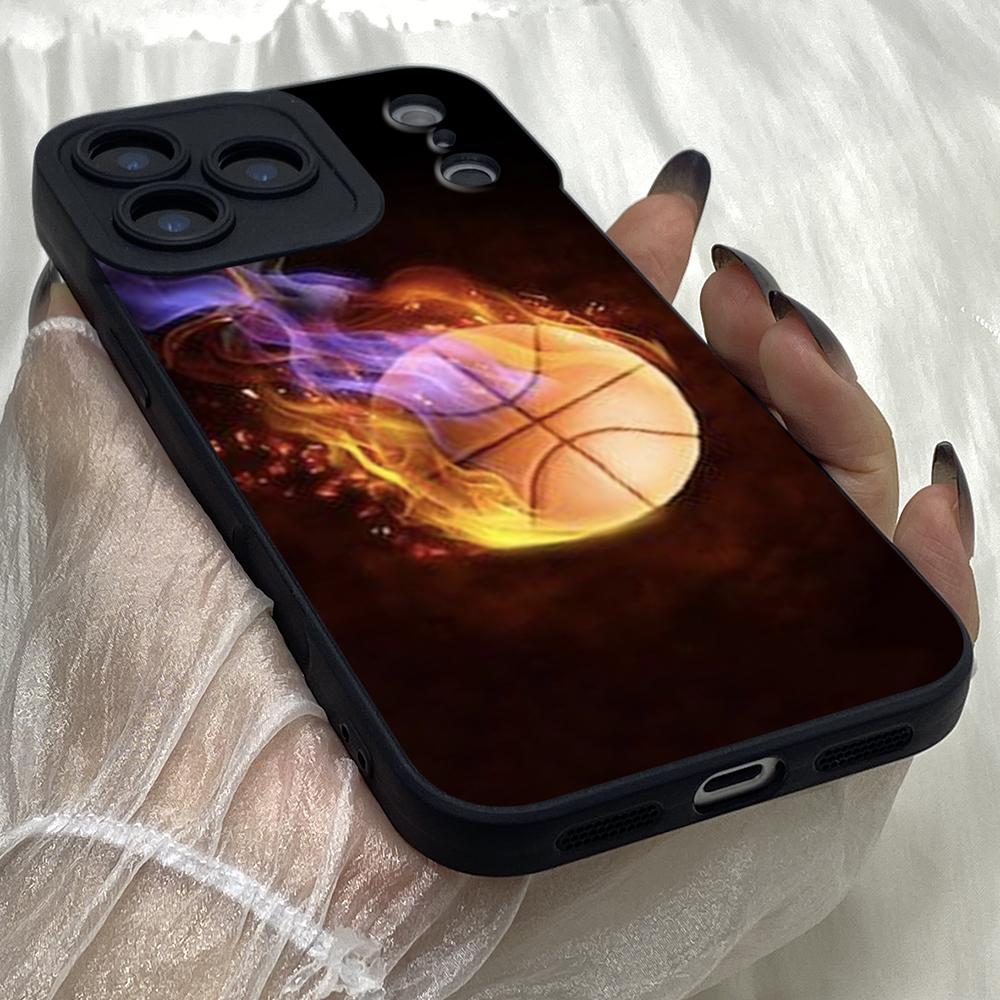 M426 Basketball Art Angel Eyes Soft Phone Case for iPhone Samsung Galaxy Xiaomi Rdemi Huawei Honor Infinix Realme OPPO Vivo All Model TPU Case