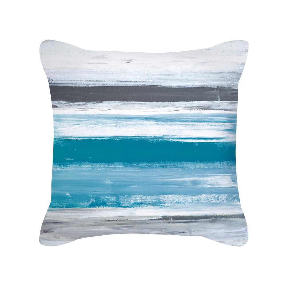 New European Style Golden Geometric Pattern Pillow Case Sofa Cushion Cover Home Supplies Pillow Case