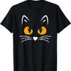Scary Halloween Black Cat Boys Girls Kids Funny Cat T-Shirt