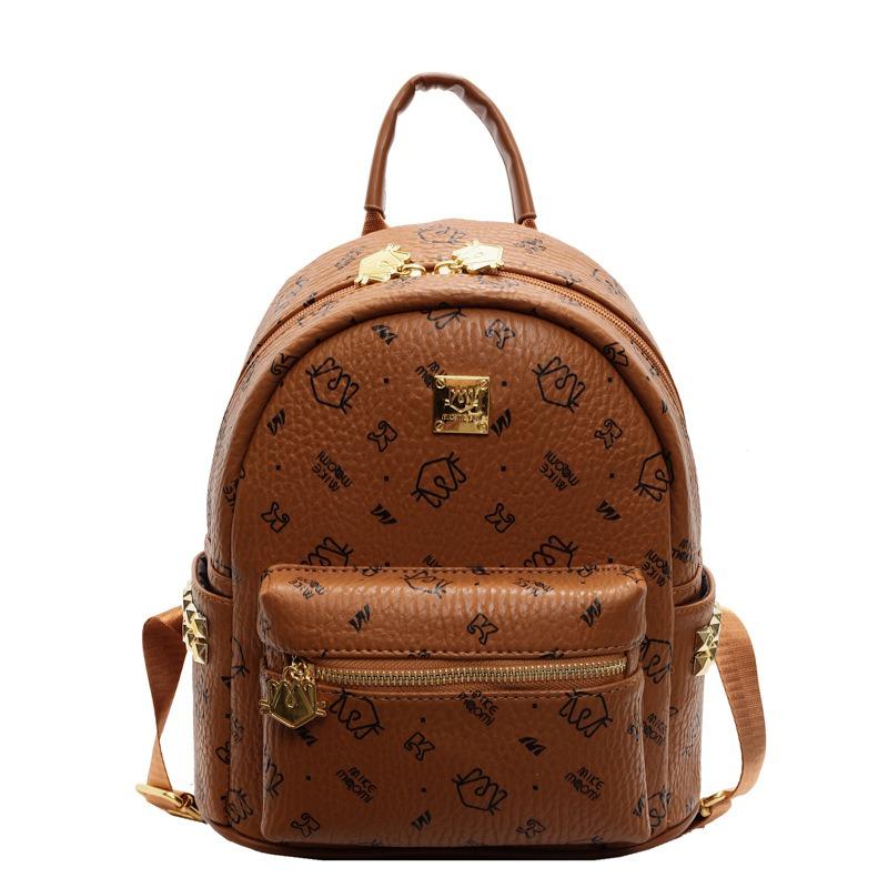 Fashion Going Out Commuting Backpack New Female College Student Backpack Large Capacity Schoolbag Travel Bag