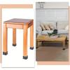 40*40/50*50mm12 piece square silent, wear-resistant, anti slip table and chair footrest table leg pad