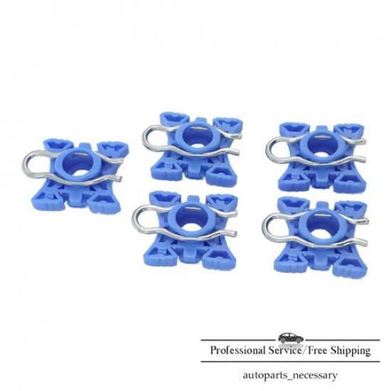 Set of 5 NEW Window Regulator Sliding Pivot Clips Fits Volvo XC70 XC90 3509416