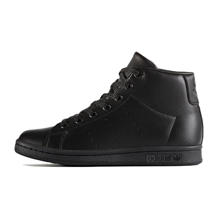 

Adidas Originals STAN SMITH J Abrasion Resistant High top Kids Skateboarding Shoes Black Teenagers BZ0097 40
