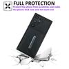 For Samsung Galaxy S25 Ultra Case Card Bag Kickstand TPU+PU Phone Cover