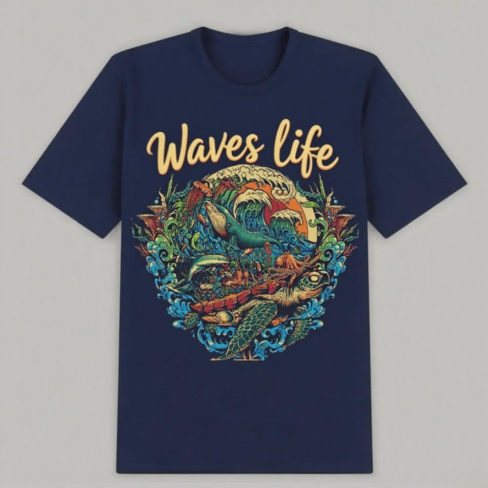 Light Cotton Fashion Leisure Comfortable Best-selling Short-sleeved and Couples High-quality Street Daily Style Printed T-shirts