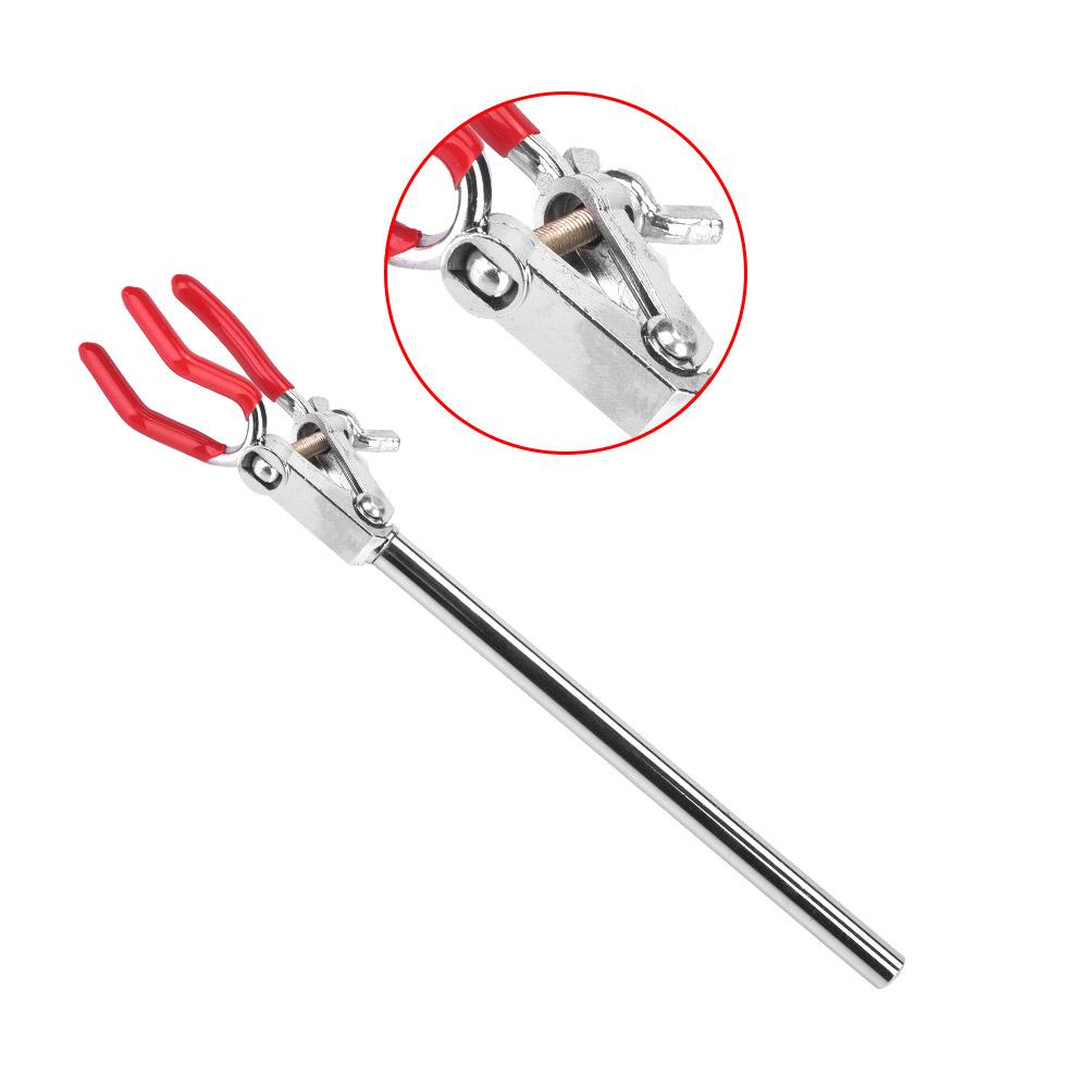 Instrument Chemical Three jaw Clamp Zinc Alloy Retort Stand Condenser Holder(big)