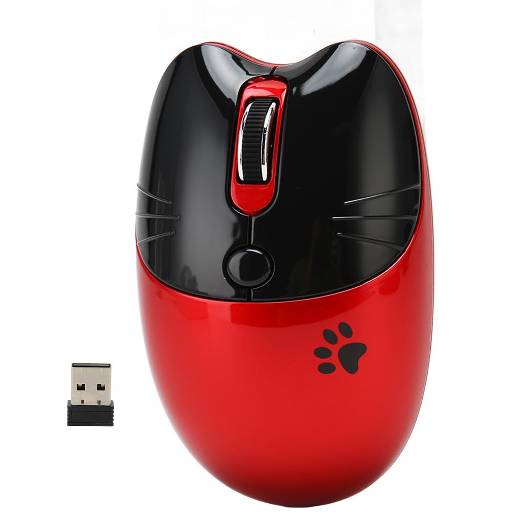 Wireless Mouse BT5.1 Or 2.4GHz Silent Click Adjustable DPI Auto Sleep Office Mouse for Girl Working Family School Cafe