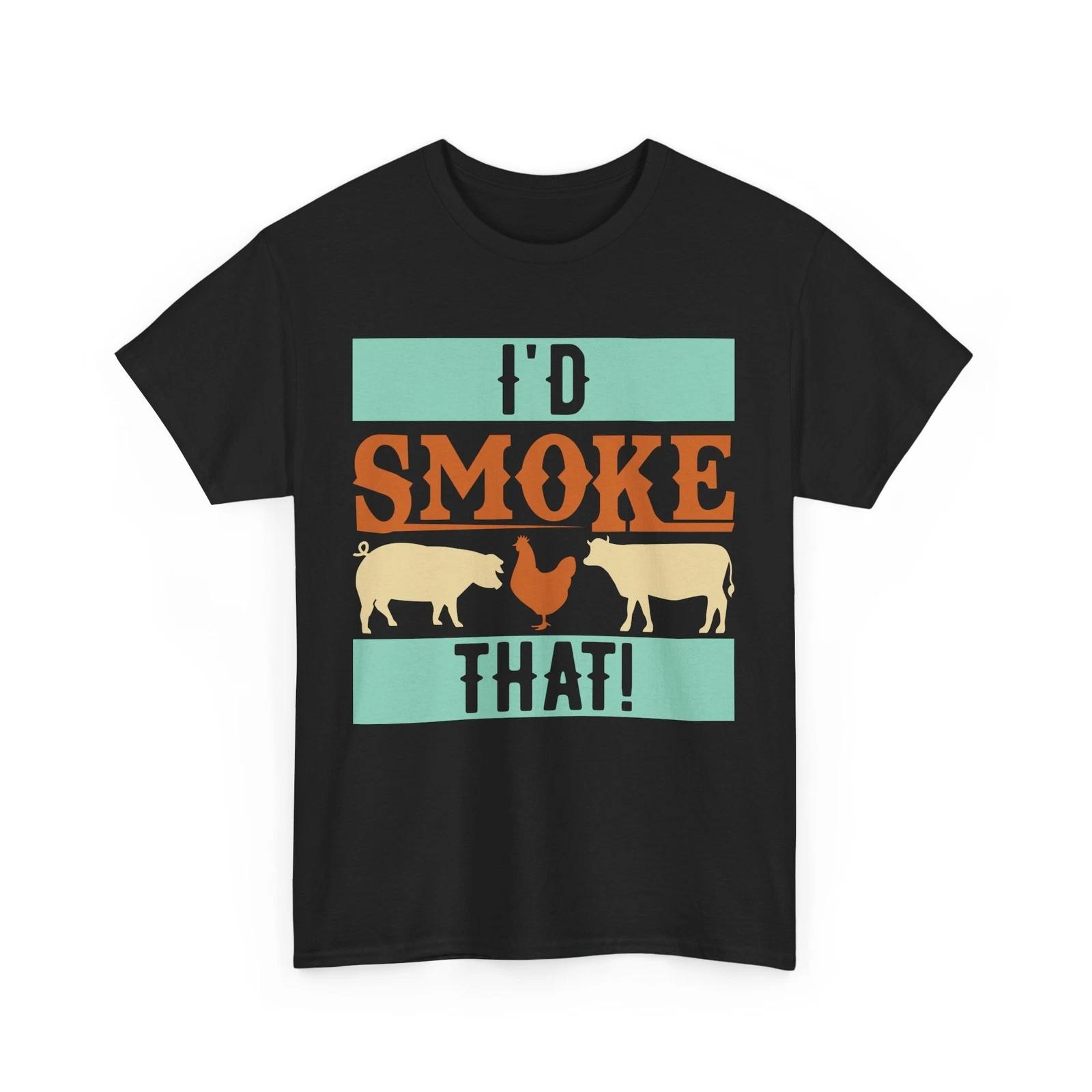 Laid-Back & Fun Smoker’s T-Shirt | | I D Smoke that Shirt S