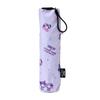 Sanrio My Melody & KUROMI ( All-over pattern Perple ) ANNA SUI Folding Umbrella for Sun and Rain