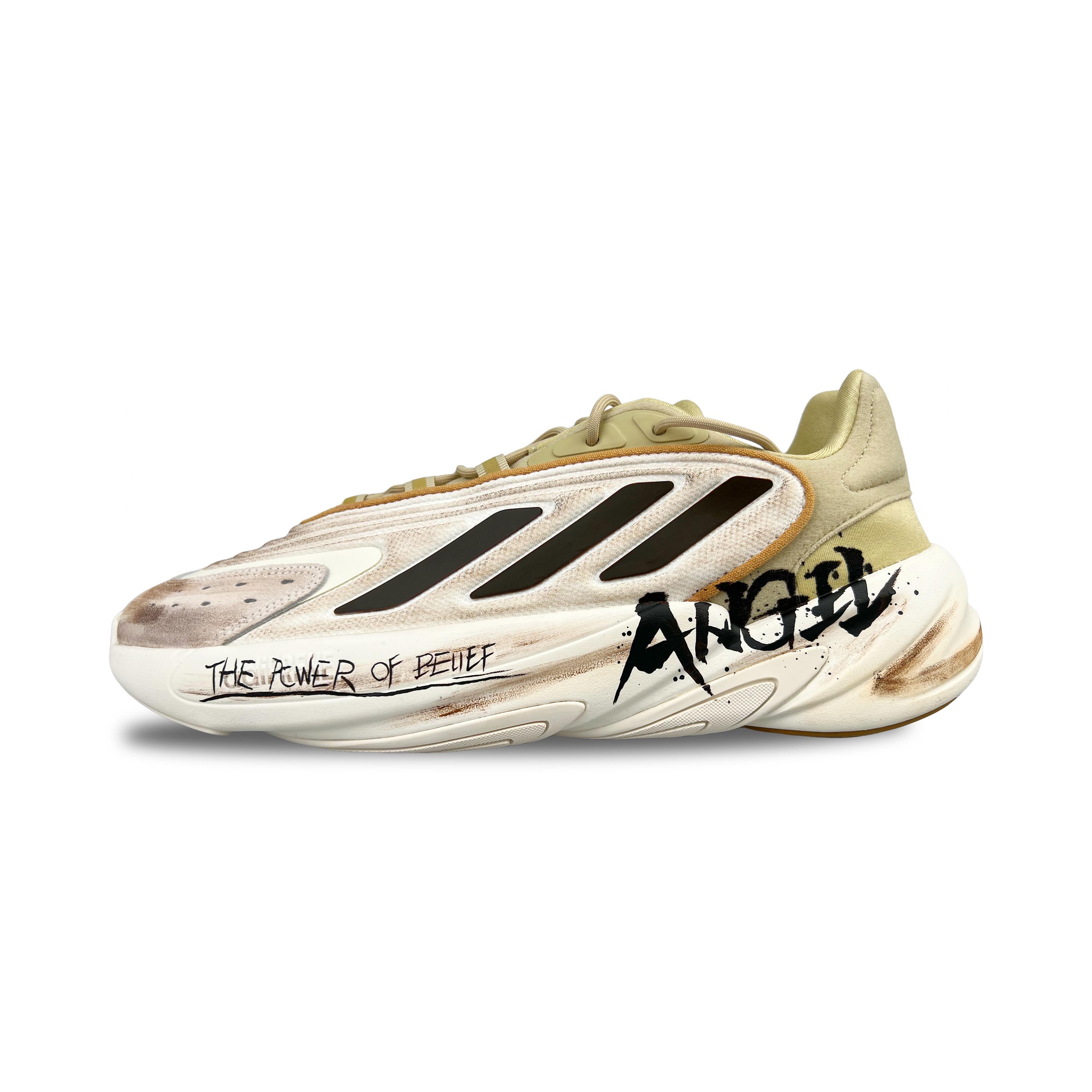Adidas Originals Ozelia Wasteland Planet Anti-Slip Wear-Resistant Low-Top Chunky Sneakers Unisex Brown White ID1123(Team443-) 41⅓