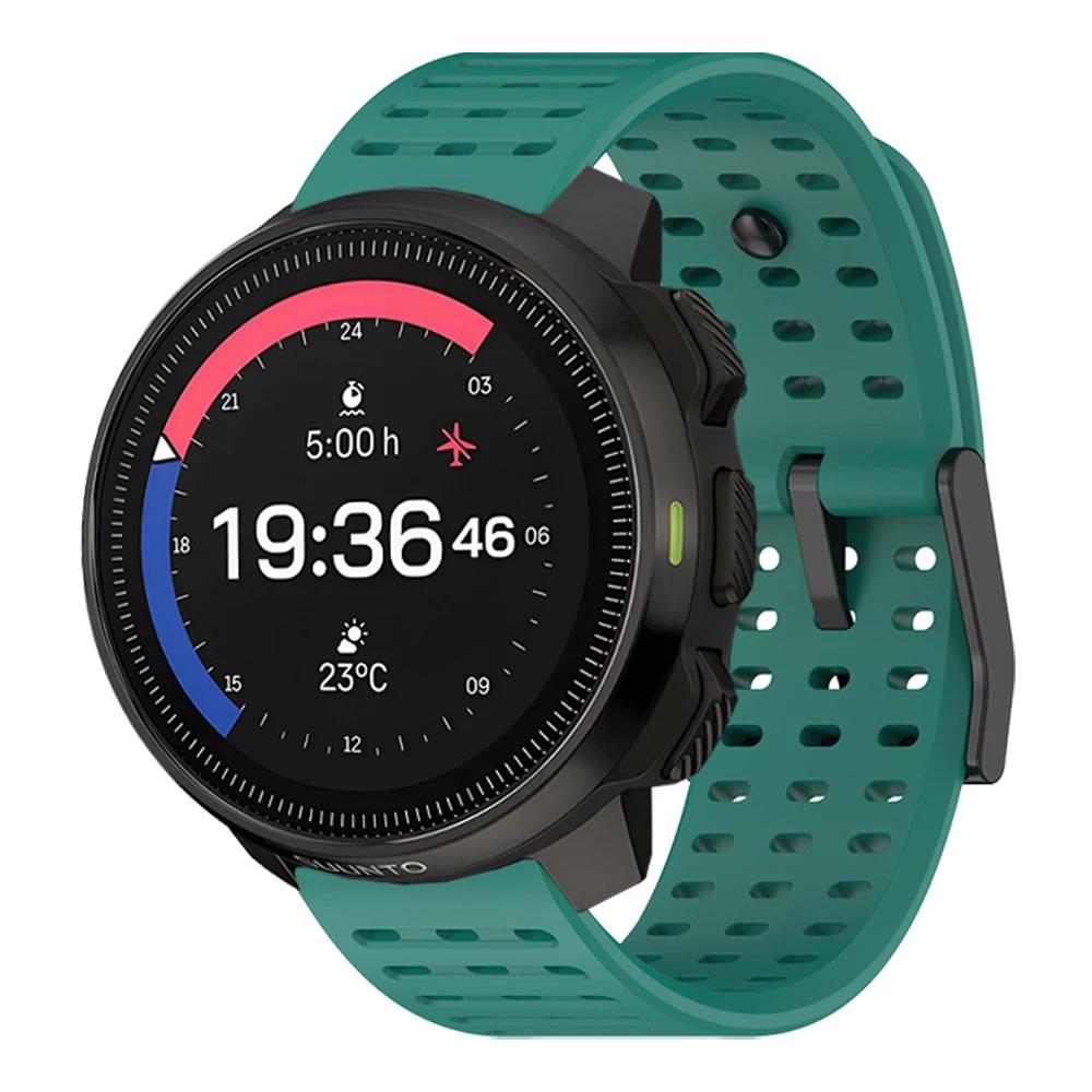 22mm Strap For Suunto RACE S / Ocean / Vertical Silicone Wristband For Suunto 5 9 Peak Pro Replacement Watch Band Bracelet