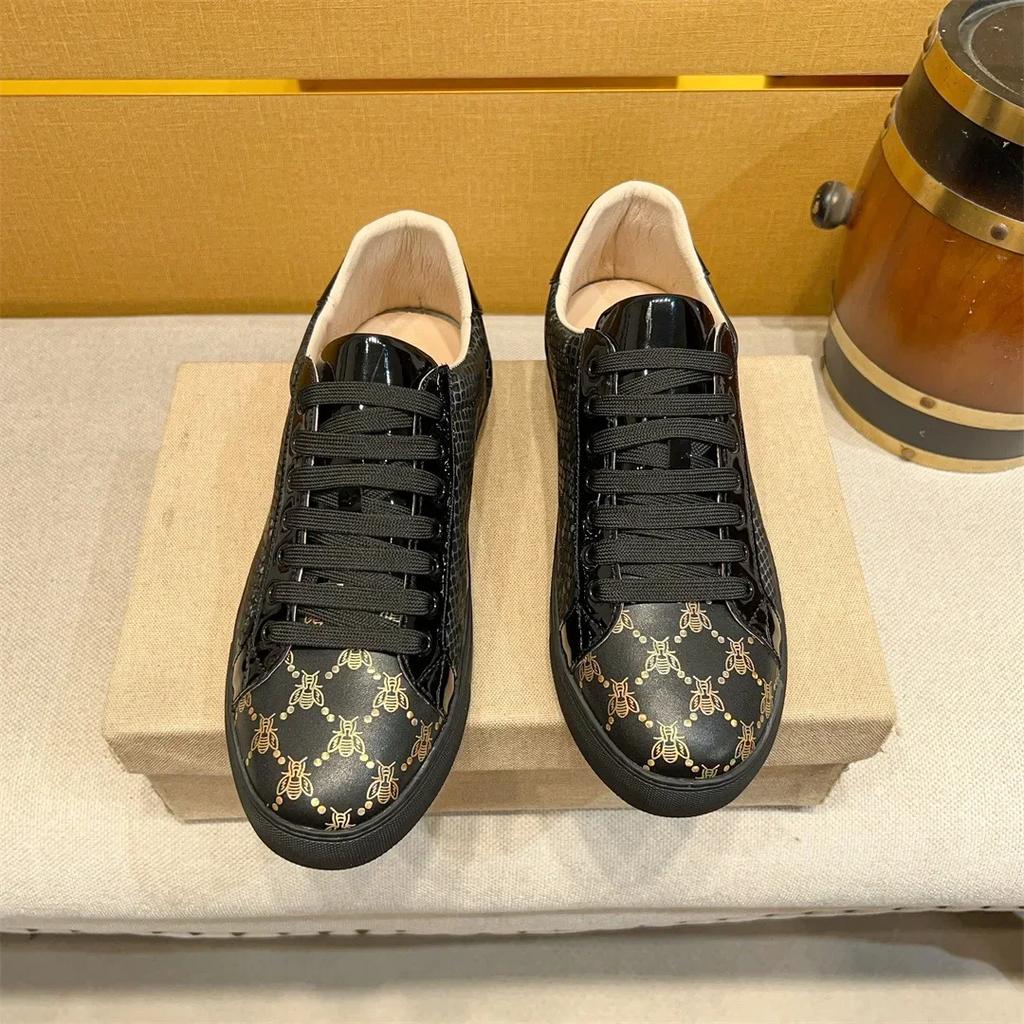 FashionHigh Qualität Rindsleder Männer Sneakers Sport Schuhe Männer Mann Männlichen Klassische Mode Sneakers Echtes Leder Laufschuhe für Männer