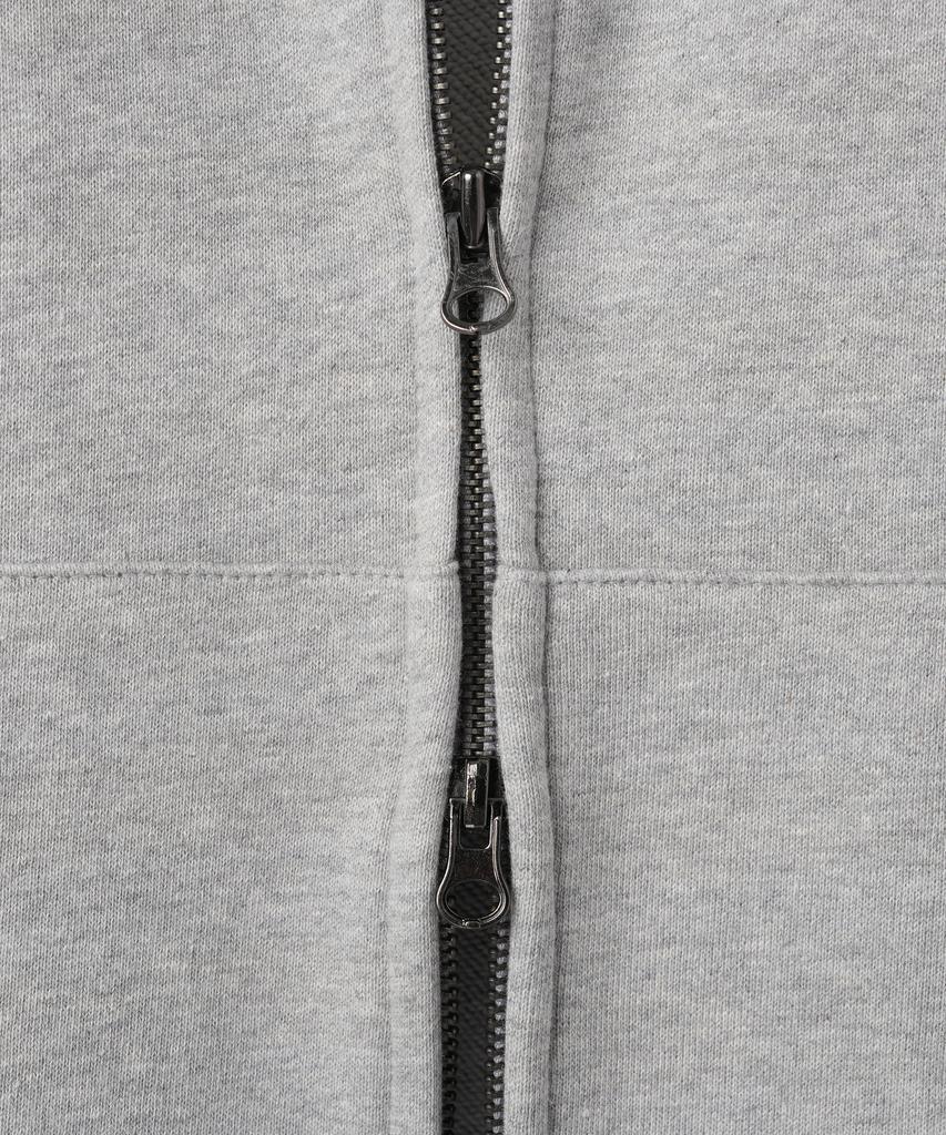That'S It Standard Oversized 2-Way Zip-Up Hoodie_Gray