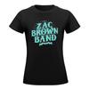 Zac Brown Band T-Shirt Tops Koreanische Mode Weiße T-Shirts für Frauen