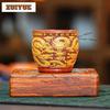 180ml Yixing Purple Clay Nine Dragons Teacup Antique Tea Bowl Cup For Tea Tea-tasting Personal Cup Jianzhan Master Cups Cha