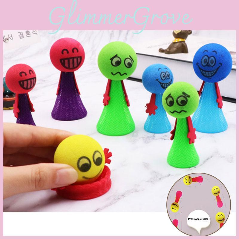 Spring Into Fun With Eva Spring Man Toys Set Of 4, 10cm Size, Great Gift For Friends