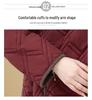 Mamas Baumwolljacke mit Fleecefutter in Übergröße: Gemütliche Herbst-/Winterkleidung für Frauen mittleren Alters und ältere Frauen
