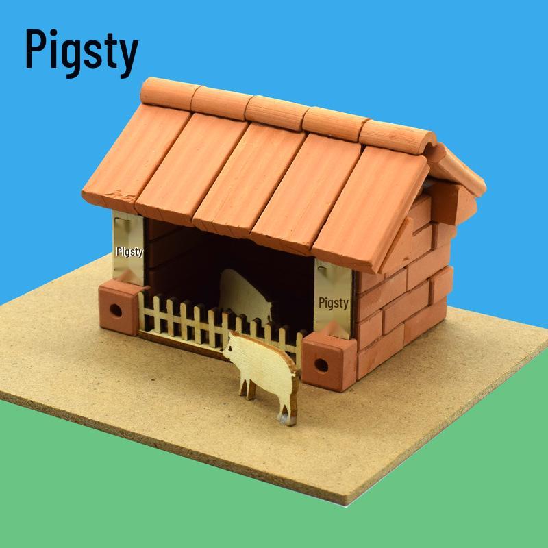 Little Bricklayer DIY Cement House Building Blocks - Educational Toy for Children