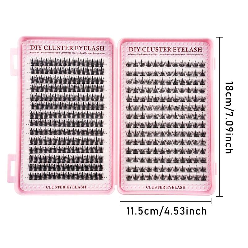 392 Pcs Eyelash Extension Kit Fluffy Eyelash Extension Kit With Lash Bond And Seal Lash Tweezers Thick Lash Clusters Wispy