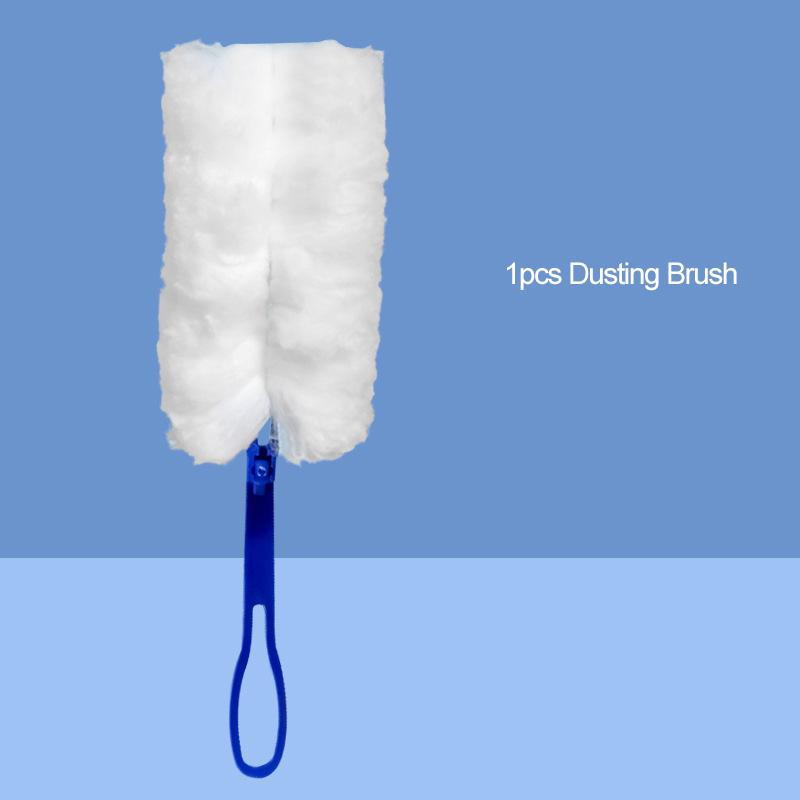 Brosse à épousseter jetable en fibre absorbante électrostatique pour climatisation, nettoyage de meubles de voiture, plumeau ménager en microfibre