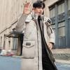 Men's Korean Version Thick Parka Over The Knee Men's Trendy Men's Coat High Quality Design Parkas