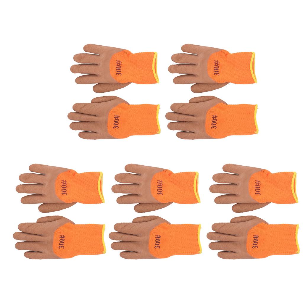 5 Pairs Work Gloves Waterproof Thermal Insulated Working Safety Gloves for Winter Operation