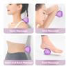 Wall-Mounted Fascia Cone Massager Suction Cup Multi-Function For Back Muscle Relaxation Arm Foot Trigger Point Therapy