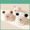 Baby Cotton Sun Hat With Short Brim And Cute Pattern For Summer Outdoor