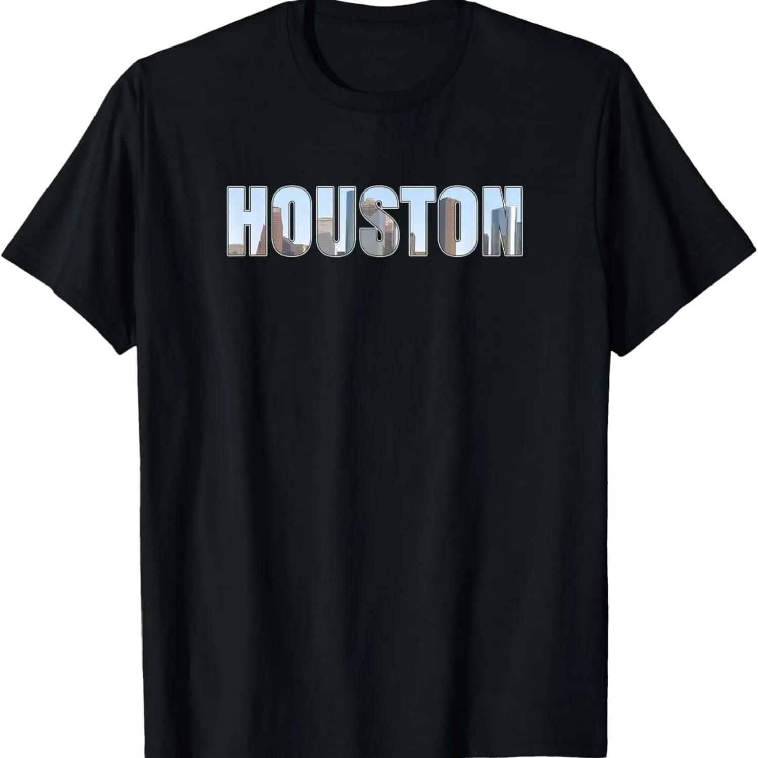 Big Heart of H-Town Houston Texas T-Shirt S чёрный