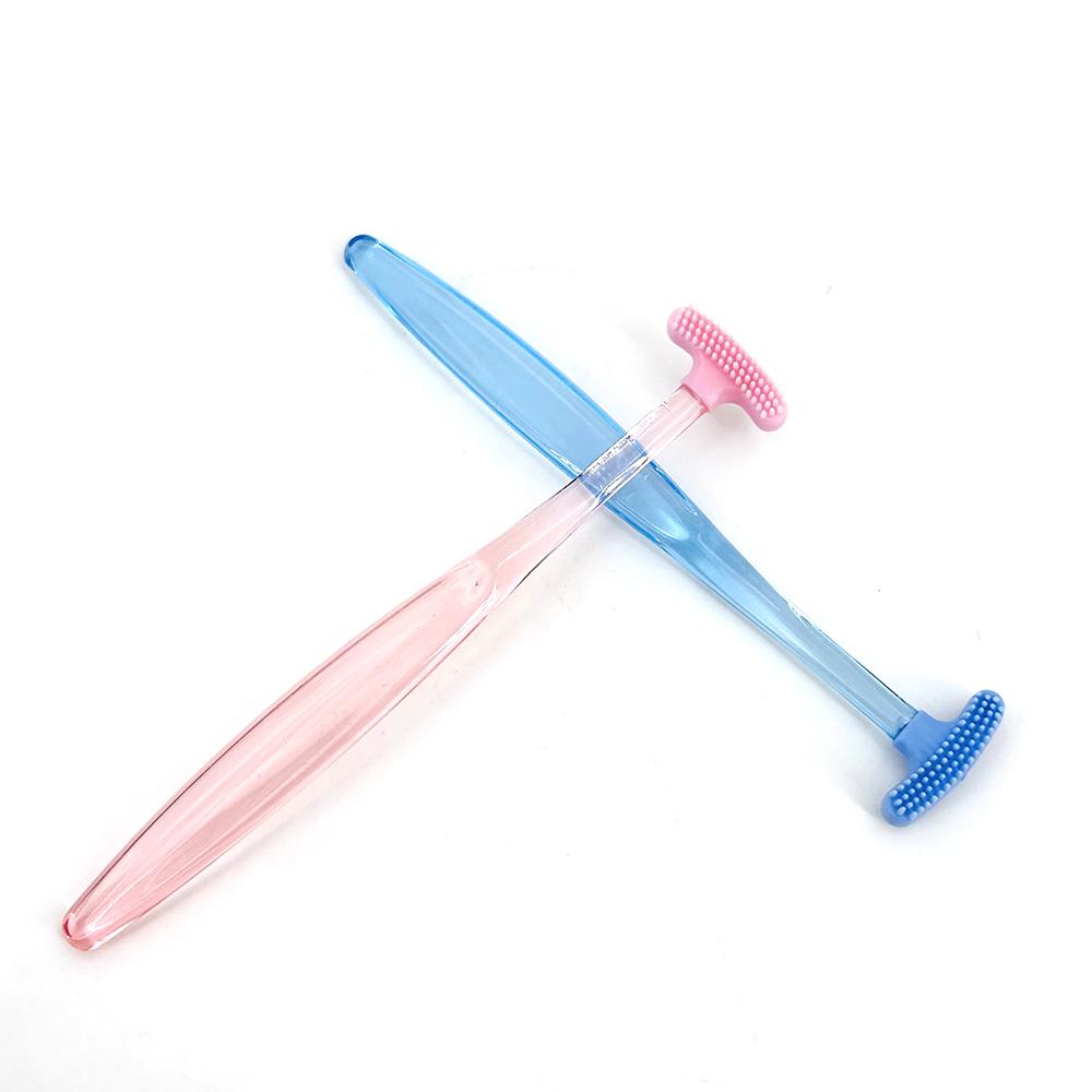 Silicone Tongue Scraper Toothbrush Oral Cleaning Brush For Fresh Breath And Healthy Tongue Surface Clean