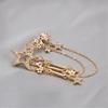 Elegant Rhinestones Star Brooch With Chain Fringe For Women Stylish Accessory for Dresses and Coats Decoration