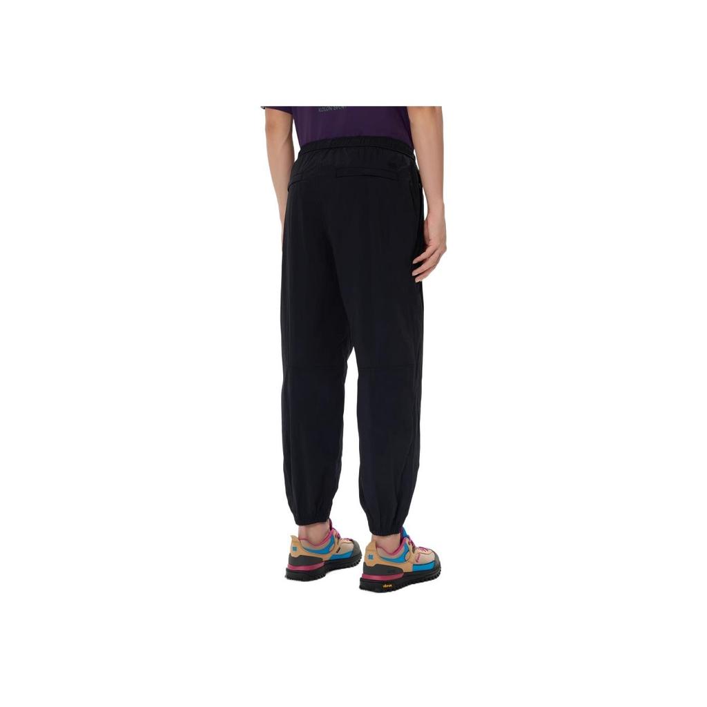 Kolon Sport Jogger Outdoor Camping Hiking Windproof Water-Resistant Durable Lightweight Comfortable Soft Casual Pants Unisex pants LULP4AT512X-BK