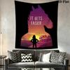 BoJack Horseman Gobelin Ścienny Estetyczny Dekor Ścienny Drukowany Materiał Kocyk Dekoracyjne Gobeliny do Sypialni Salonu Wystrój Domu