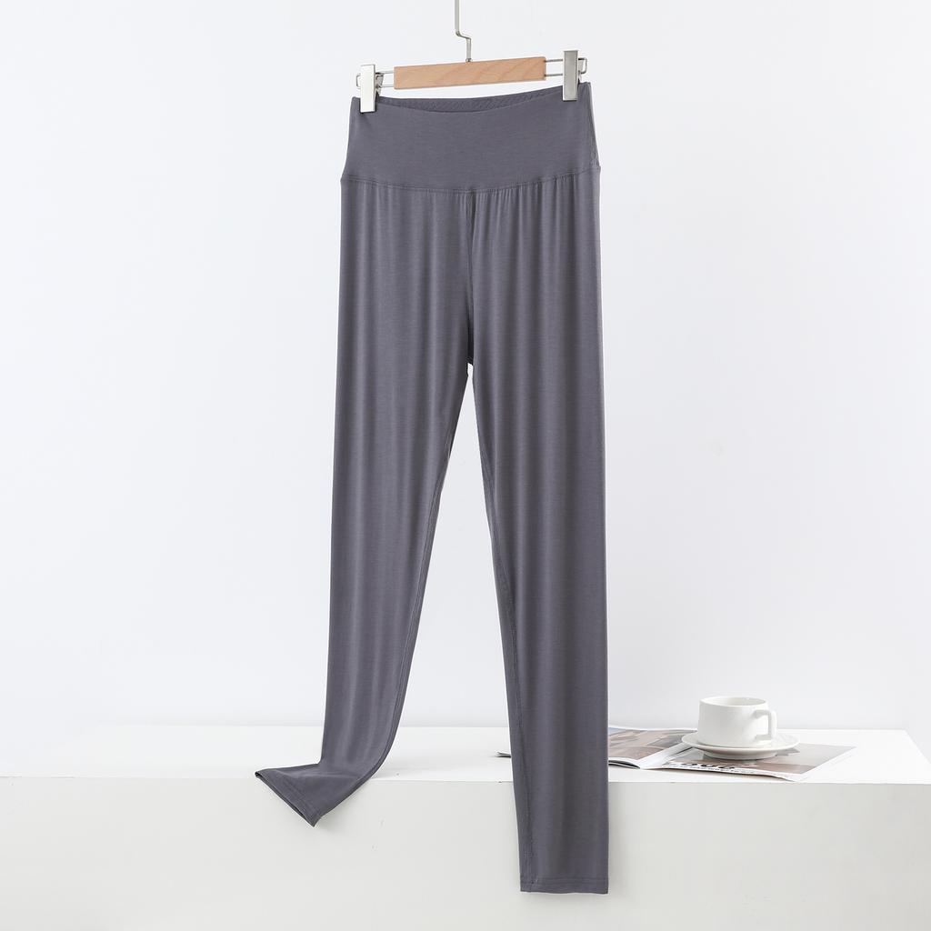 Plus size L to 6XL Modal Thermal Leggings for Women High-Waisted Slimming Tummy Control Butt-Lifting Ankle-Length Base Layer Pants