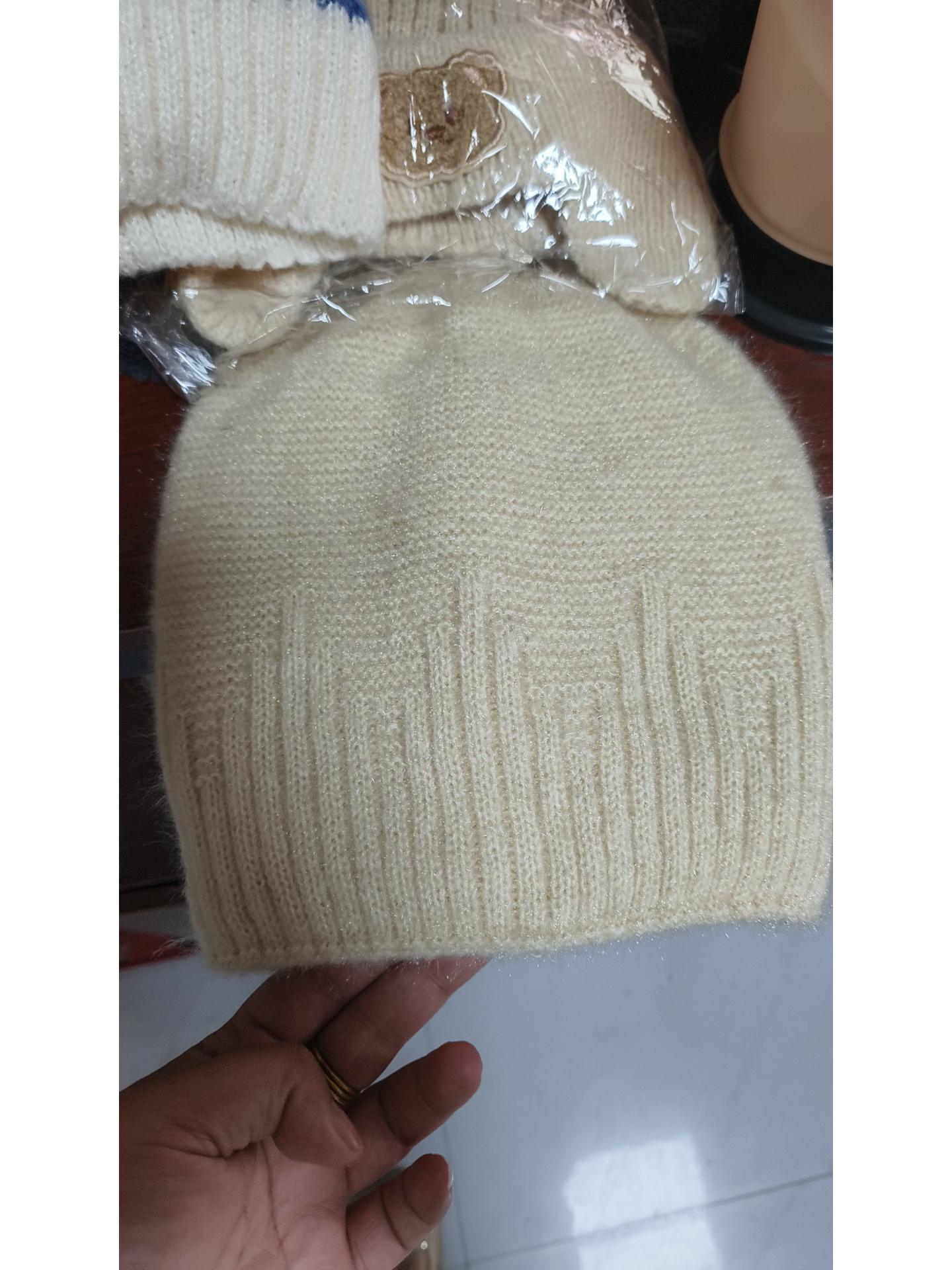 

2025 Корейська двошарова оксамитова шапка-біні та пов язка на голову ромбоподібної в язки One Size